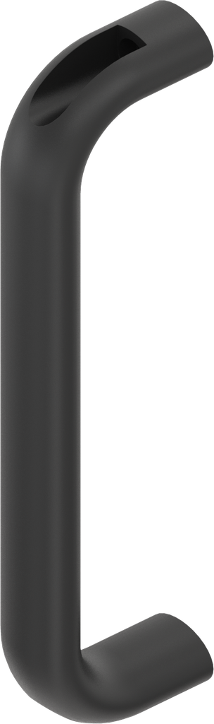 Bow-type handle, Aluminium black plastic-coated; 1095-28-196AA A = 196 mm
